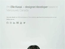 Tablet Screenshot of ellekasai.com